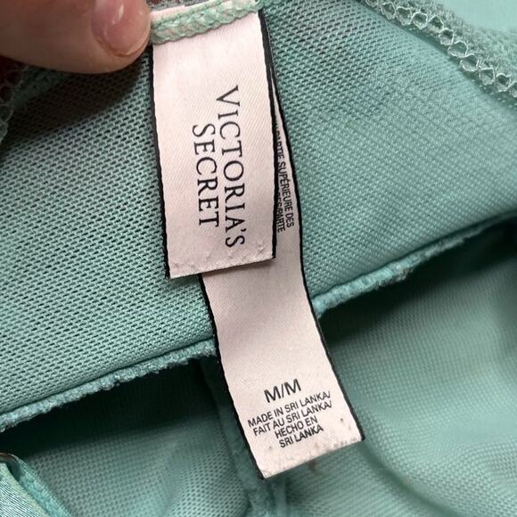 Victoria's Secret Teal Lace Bralette Wireless Lightly Lined Size Medium - Picture 8 of 8